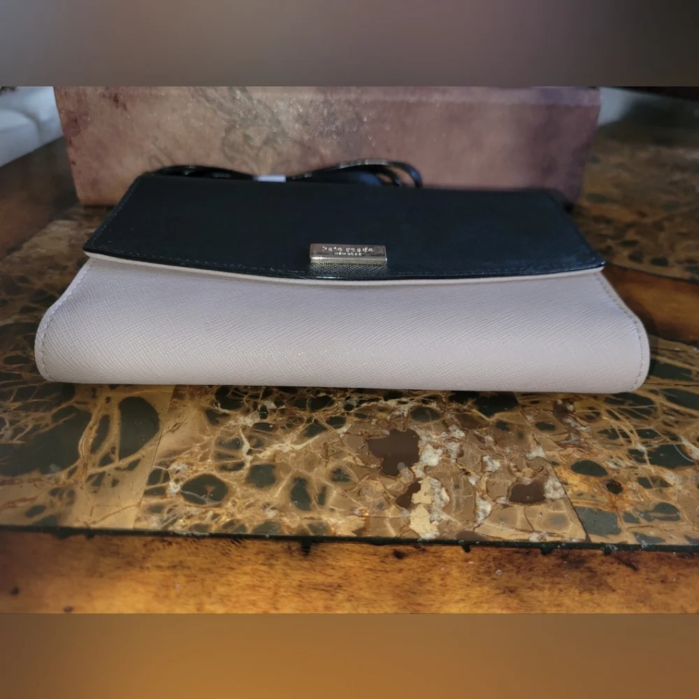 Kate Spade Black and Cream Crossbody Bag - Picture 6 of 7